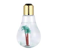 Umidificatore creativo a forma di lampadina, mini umidificatore da scrivania per camera da letto con grande nebbia fine, piccolo idratante con luce ambientale, funzionamento silenzioso per casa e