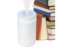 Umidificatore da Scrivania - Umidificatore da Tavolo con Luce Integrata - Diffusore Silenzioso 250ml con Alimentazione USB per Yoga, Sonno e Ambiente Spa
