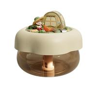 Umidificatore da Viaggio,Apparecchio Portatile Intelligente e Silenzioso Da 0,4L Con Luce Morbida,Umidificatore Per Piante D'appartamento - Per Bambini Piante Casa Ufficio Soggiorno