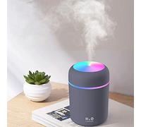 Umidificatore d'aria 300ml con lampada colorata ultrasuoni Home Car Aroma diffus