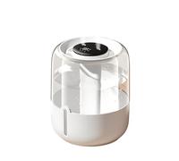 Umidificatore d'aria 5L per camera da letto, 10-20 ore, umidificatore per camera da letto, 3 modalità di nebbia regolabili, 23 dB silenzioso, interno umidificatore con luce LED (bianco)