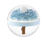 Umidificatore d'aria da viaggio Umidificatore Rilevabile Diffusore Everlasting Flower Dipper con un paesaggio di microl di luce notturna atmosferica | 270 ml, ricaricabile tramite USB con pulizia d