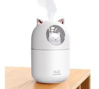 Umidificatore D'aria - Diffusore Di Aromi USB ABS 5 Pollici | Spruzzatore | Portatile Nebbia Fresca Con Luce Notturna | Umidificatore Idratante Compatto Da 300 Ml Offrendo Idratazione Rinfrescante