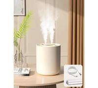 Umidificatore d'aria per camera da letto bambino con luce notturna, umidificatori ricaricabili per piante da 1500 ml e 1800 mAh, spegnimento automatico 9H, 3 modalità di nebbia, super silenzioso