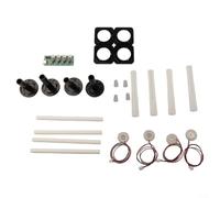 Umidificatore di tipo C, kit fai da te, 4 ugelli, per scheda di tipo C | Materiale ABS verde, dimensioni 58,7 x 19,6 mm, include staffa, tamponi di cotone, facile montaggio per progetti