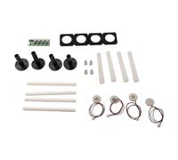 Umidificatore di tipo C Kit fai da te con circuito stampato driver Mist Maker e 4 teste atomizzatore, modulo di atomizzazione efficiente da 5 V per idratare le piante e W