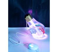 Umidificatore diffusore aroma USB a forma di lampadina luce LED multicolore