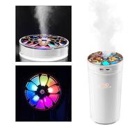 Umidificatore Diffusore Aromi 300ML 5 LED RGB 2 Modalità Vapore Per Auto Interni