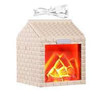 Umidificatore diffusore d'aria effetto fiamma , umidificatore d'aria e diffusore aromaterapia con luce LED, ricarica USB fresca atomizzazione decorazione casa per camera