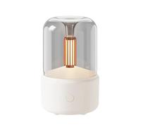 Umidificatore, Diffusore Di Aromaterapia, Umidificatore A Nebbia Fredda, Con Spegnimento Automatico, Portatile, Aromi Compatto For L'arredamento A Casa per la pianta domestica(White)