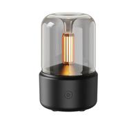 Umidificatore, Diffusore Di Aromaterapia, Umidificatore A Nebbia Fredda, Con Spegnimento Automatico, Portatile, Aromi Compatto For L'arredamento A Casa per la pianta domestica(Black)
