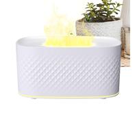 Umidificatore Diffusore di Fiamma - Diffusore di Aroma di Fuoco a 7 Colori | 2 Modalità di Spruzzatura | Umidificatore di Aroma Falò Diffusore Colorato per Casa Studio Camera