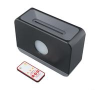 Umidificatore effetto fiamma con modalità multiple di nebulizzazione e telecomando per rilassarsi su misura (nero)