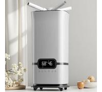 Umidificatore industriale, umidificatore commerciale da 16 litri con telecomando e timer 12 ore, umidità relativa 40-70%, 3 atomizzatori principali, umidificatore a nebbia fredda regolabile for 200㎡