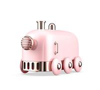 Umidificatore Mini Treno Umidificatore Ad Ultrasuoni 300ml Retro USB Aroma Diffusore D'aria Ufficio Casa Olio Essenziale Fogger Per uso domestico(Pink)
