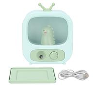 Umidificatore Mini USB portatile Umidificatore Umidificatore ad ultrasuoni silenzioso con nebbia fine per ufficio Casa Camera letto Viaggi Materiale ABS 300 ml (Verde)