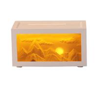 Umidificatore 'olio, progettazione della montagna della neve, macchina | Diffusore di aromi per camera da letto, soggiorno, design decorativo | QuietOperation, nebbia profumata, scena montana