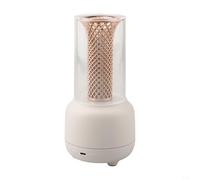 Umidificatore per aromaterapia con timer, per diffusore ultra silenzioso e luce notturna per casa, ufficio, camera da letto, modalità nebbia regolabile, timer 1H/3H/6H, 198 x 100 x 100 mm, nero o