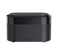 Umidificatore per aromaterapia da 150 ml, con fiamma colorata e sveglia, funzionamento silenzioso e spegnimento automatico a tempo sicuro (nero)