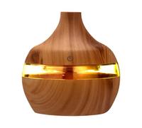 Umidificatore per aromaterapia: diffusore di alimentato tramite USB da 130 ml, luce ultra silenziosa di 7 colori, diffusori per la casa con USB, camera, ufficio, relax, meditazione, V