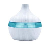 Umidificatore per aromaterapia: diffusore di alimentato tramite USB da 130 ml, luce ultra silenziosa di 7 colori, diffusori per la casa con USB, camera, ufficio, relax, meditazione, V