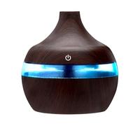Umidificatore per aromaterapia: diffusore di alimentato tramite USB da 130 ml, luce ultra silenziosa di 7 colori, diffusori per la casa con USB, camera, ufficio, relax, meditazione, V