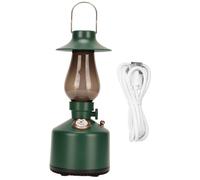 Umidificatore per aromaterapia vintage con luce a cherosene dimmerabile, diffusore ricaricabile tramite USB, compatto e leggero, design silenzioso
