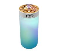 Umidificatore per auto, Umidificatore diffusore per auto - Umidificatore da scrivania personale - Piccoli umidificatori portatili con luce colorata, umidificatore da scrivania per Ho