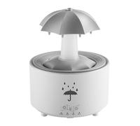 Umidificatore per camera da letto, ombrello rotante a 7 colori con effetto goccia di pioggia, diffusore di aromi piccolo da 300 ml, con telecomando e timer, per bambini, adolescenti e donne
