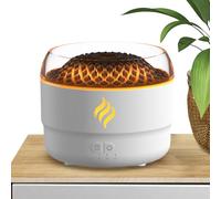 Umidificatore Per Camera Da Letto - Umidificatore A Con Fiamma | Purificatore D'Aria Silenzioso Con Spegnimento Automatico | per Camera dei Bambini, Bagno, Seminterrato, Soggiorno, Auto, Yoga, Spa, Ho