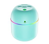 Umidificatore per camera da letto, umidificatore da scrivania, umidificatore silenzioso a nebbia fredda, diffusore da scrivania USB da viaggio da 220 ml, ricarica USB, umidificatore da scrivania