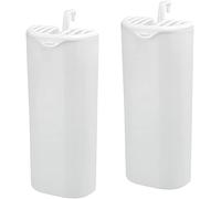 Umidificatore per Radiatore in Plastica Con Ciondolo/Evaporatore d'Acqua - Set di 2 Pezzi, Colore Bianco, 22 x 9 x 8 cm