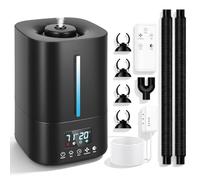Umidificatore per rettili e piante, umidificatore per terrari da 5 l, con telecomando, timer e modalità sonno, uscita nebbia a 3 livelli, umidificatore top fill per lucertole, camaleonti, serpenti e