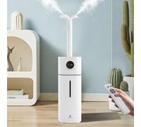 Umidificatore per stanze grandi, umidificatore con riempimento dall'alto da 16 litri con telecomando Schermo LED Timer 1-12 ore Umidità regolabile Area applicabile 30-100 m²
