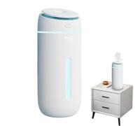 Umidificatore per ufficio, 2 modalità USB, luce da scrivania, silenziosa, umidificatore per camera da , 7 colori, per comodino, , dormitorio, appartamento, casa, auto