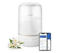 Umidificatore Philips Serie 1000 Bianco 3L Aromaterapia Illuminazione Smart