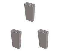 Umidificatore plastica plain bianco/grigio per termosifoni, con gancio, 9789215 (Confezione da 3)