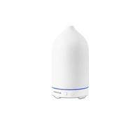 PRIXTON Umidificatore Zen 100 ml, Diffusore di Aromi con Oli Essenziali, 5 Modalità di Nebulizzazione, Silenzioso 35 dB, Luce LED 7 Colori, Telecomando e USB-C (Bianco)