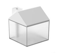 Umidificatore ricaricabile a LED a forma di casa, 2500 ml, con luce a 7 colori, diffusore di oli essenziali per la decorazione della casa e della camera da letto (bianco)