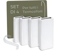 Umidificatore Termosifoni in Ceramica - Set Di 4 Contenitore Acqua per Termosifo
