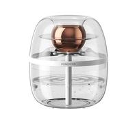 Umidificatore, Umidificatore A Doppio Spruzzo Con Luce Notturna, A Nebbia Fredda For Camera Da Letto E Soggiorno per Casa e l'ufficio(White)