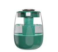 Umidificatore Umidificatore d'aria 1350 ml, umidificatore for aromi, diffusore di oli essenziali a doppia porta con lu(Green)