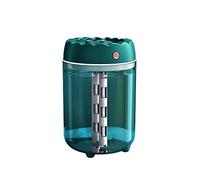 Umidificatore Umidificatore elettrico domestico di grande capacità da 1800 ml USB doppio ugello ad ultrasuoni Aroma Mist Maker Fogger con diffusore luce a LED(Green)