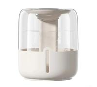 Umidificatore USB a doppia modalità di spruzzo, 6 8 l, luce notturna, display digitale, adatto per uso continuo in uffici e camere da letto (beige)