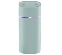 Umidificatore USB compatto con luce notturna colorata, capacità 600 ml, volume della nebbia migliorato per una vita confortevole (verde)
