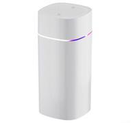 Umidificatore USB compatto con luce notturna colorata, capacità 600 ml, volume della nebbia migliorato per una vita confortevole (bianco)