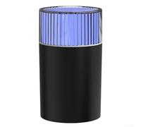 Umidificatore USB da 300 ml con luce LED colorata, doppia impostazione di nebulizzazione, per camera da letto, soggiorno, veicolo, idratante, design compatto (nero)