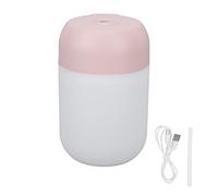 Umidificatore USB Piccolo portatile silenzioso per uso domestico idratante per la pelle 260ml Umidificatore tavolo per camera viaggio (Rosa)