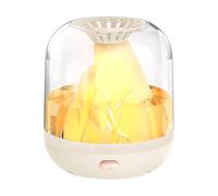 Umidificatore vulcano, grande diffusore USB per aromaterapia, per casa, camera da letto, funzionamento silenzioso, serbatoio grande da 900 ml, facile ricarica, senza rimozione del coperchio