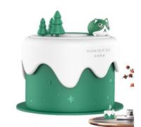 Umidificatori a nebbia fredda umidificatore gatto carino Umidificatore silenzioso per torta di gatto Umidificatore creativo Desktop Umidificatore alimentato a batteria per camera da letto